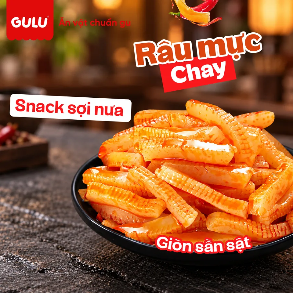 Râu mực chay tẩm vị